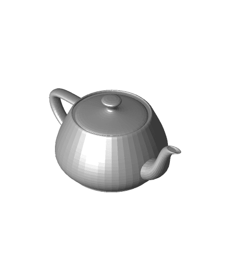 Utah Teapot by DevBrandon full viewable 3d model
