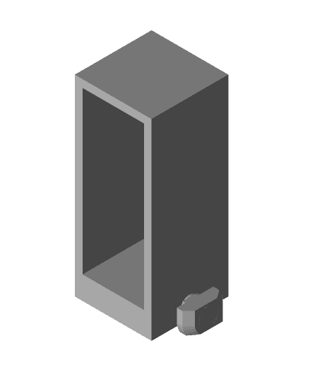 Twist-lock Power Button protector for Ender 5 - prevent accidental shutdown 3d model