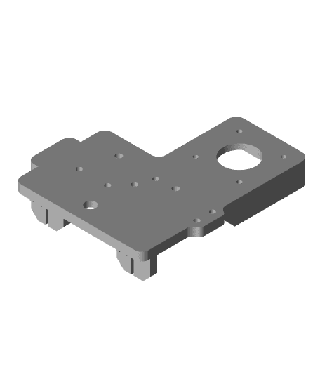 CR6-MAX Direct Drive Conversion Plate by shanegoodwin501 full viewable 3d model