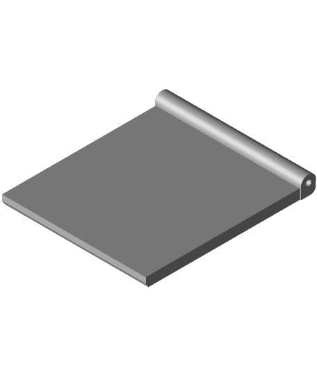 Mouse trap door for glass jar v2.0 3d model