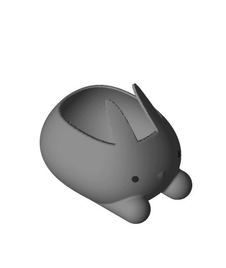 Chunky Bunny Bowl 3d model