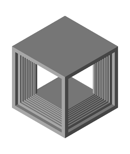 Infinite cube 3d model