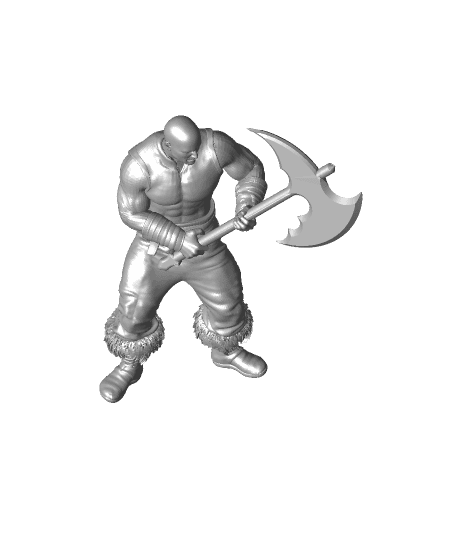 Goliath Barbarian by Kitt Bashington full viewable 3d model