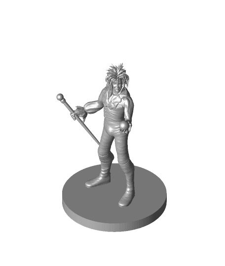 Goblin Monarch Bard Warlock 3d model