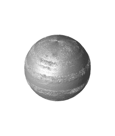 Jupiter Lithophane 250mm/25cm Diameter 3d model