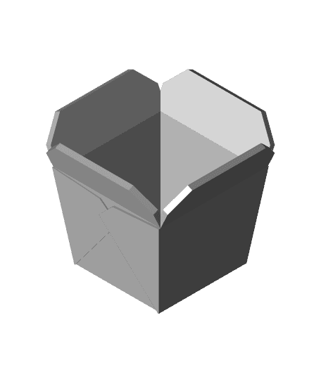 Chinese Take-Out Box 3d model