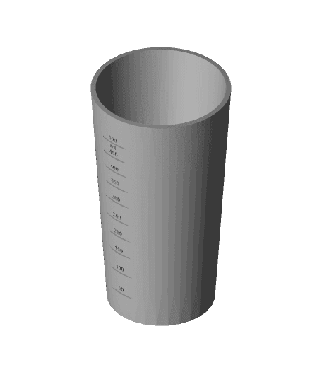  Liquid measuring cup. 3d model