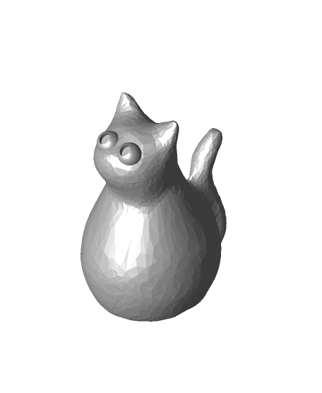 Tiny Cat by 3dprintbunny full viewable 3d model