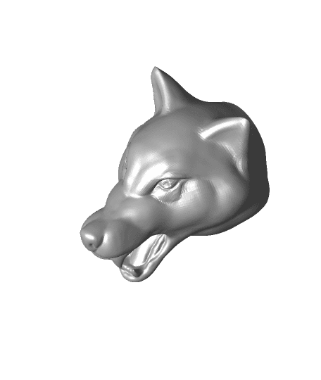 WolfSnarling_v1.stl 3d model
