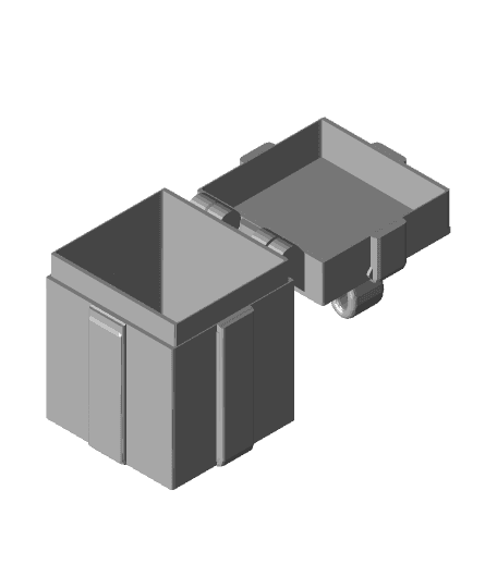 Hinged Gift Box (print in place) 3d model