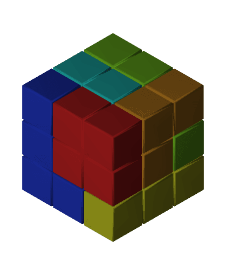 Soma Cube 3d model