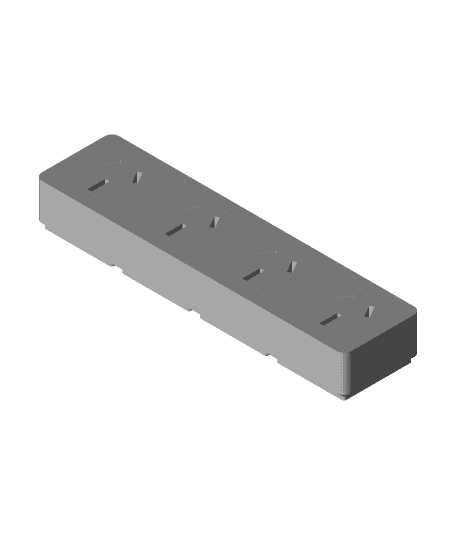 Gridfinity Aus\NZ power brick module 3d model