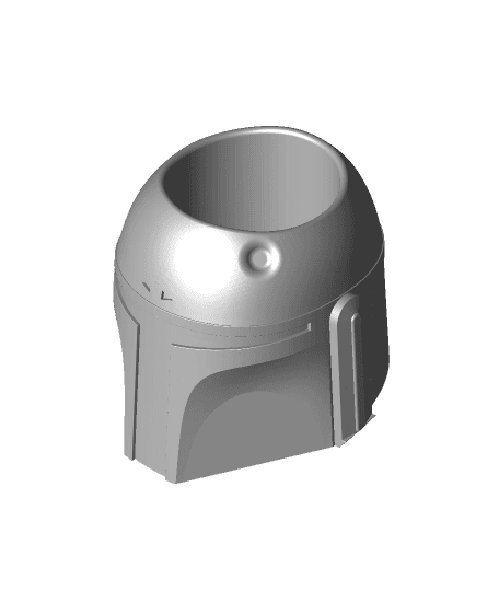 Boba Fett planter (mug coming soon) 3d model