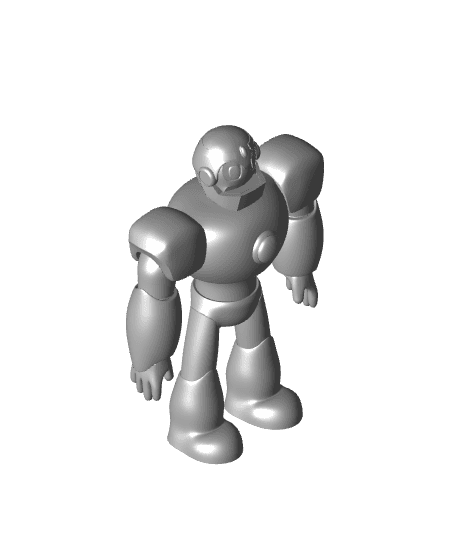 Gutsman - Megaman 1 - Robot Master - Miniature 3d model