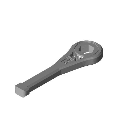Ratchet Spanner Wrench 15mm 3d model