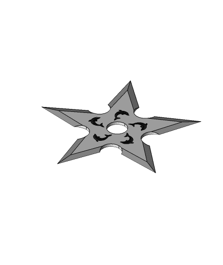  Fish star Blade by Roboninja full viewable 3d model