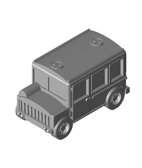 FHW: Troop jeep (BoD) 3d model