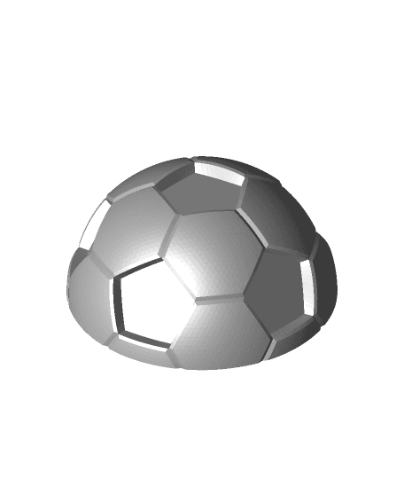 Soccer Football Ball Capsule 3d model