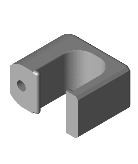 cable clip wall mount - Thickk edition by iamfiredragon3d full viewable 3d model