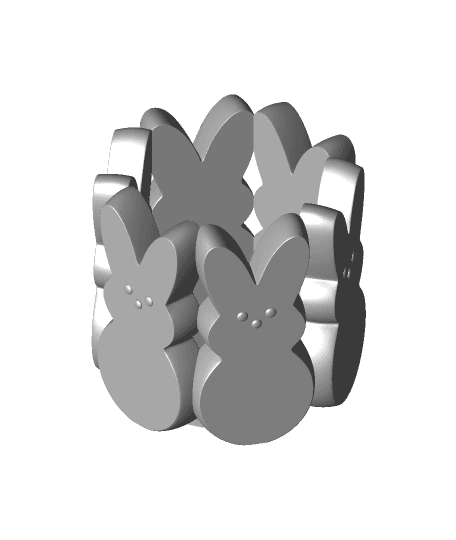Peep Bunny -"Thang Holder" 3d model