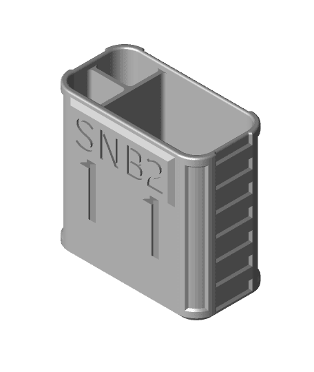 SNB2: Sticky Note Bot (Snib) - Desktop Organizer 3d model