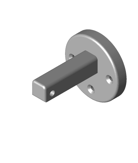 Latch for door handle 3d model