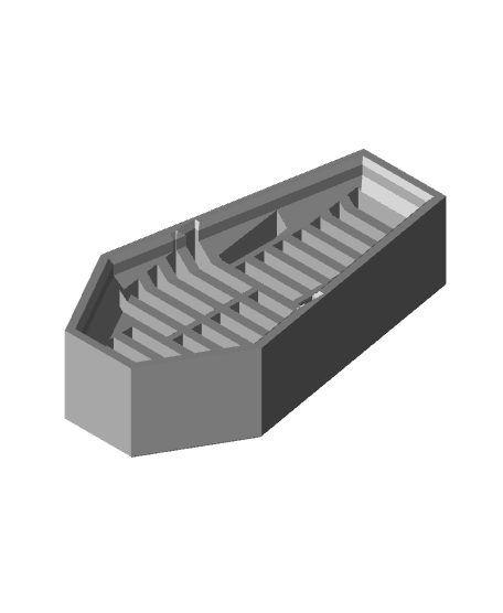 Coffin Box Nintendo Switch Game Insert 3d model