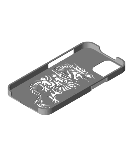iphone 14 case dragon 3d model