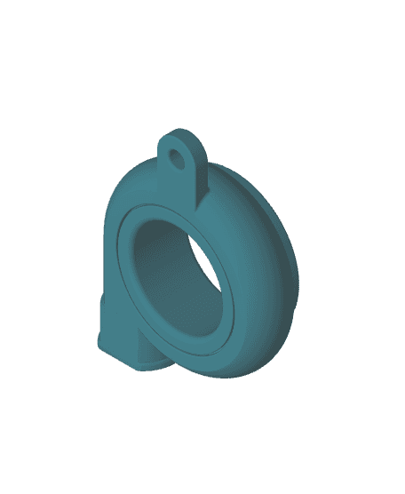 Turbo Charger Keychain Spinner 3d model