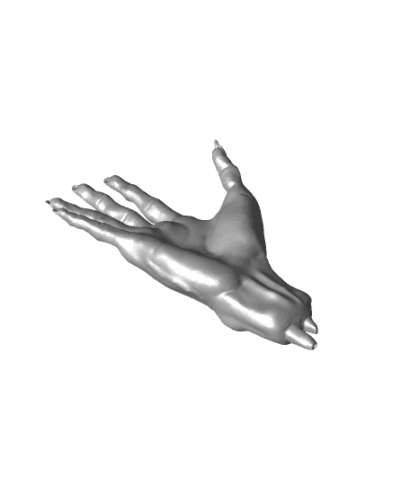 Scary Hand model by Michal Fristik full viewable 3d model