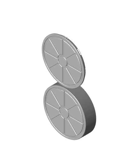 Eccentric Wheel Physics Illusion 3d model