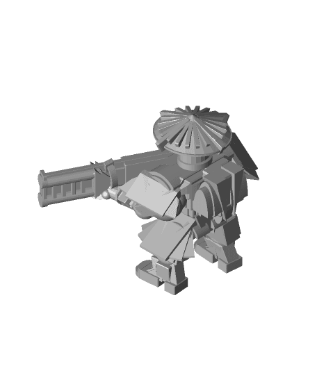FHW: Battle force Laxiot weaponized basic 2 with hat 3d model