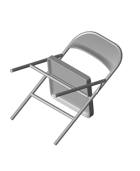 Modern Marvels - Folding Chairs 3d model