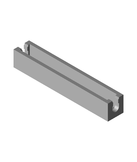 Dupont connector 2.54mm pin holder with generator 3d model