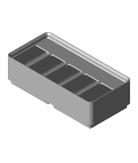 Divider Box 2x1x3 5-Compartment.stl 3d model