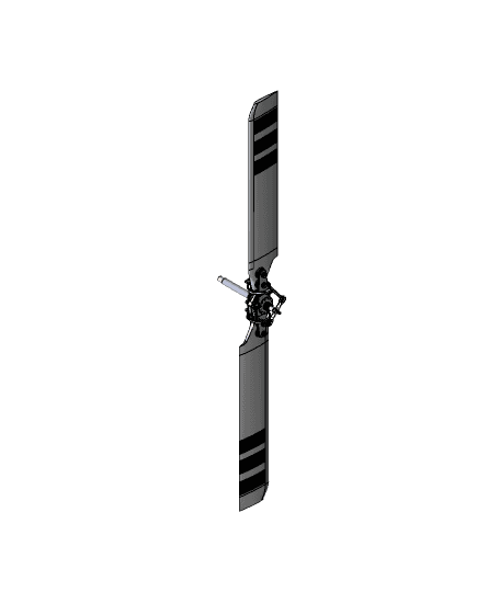 BELL 206 HELICOPTER TAIL ROTOR ASSEMBLY 3d model