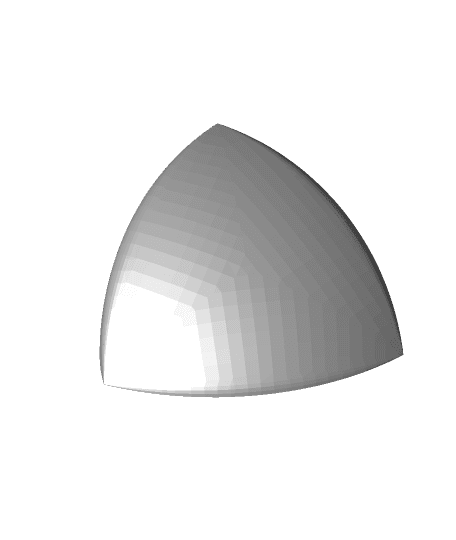 Symmetric Spheroform Tetrahedron 3d model