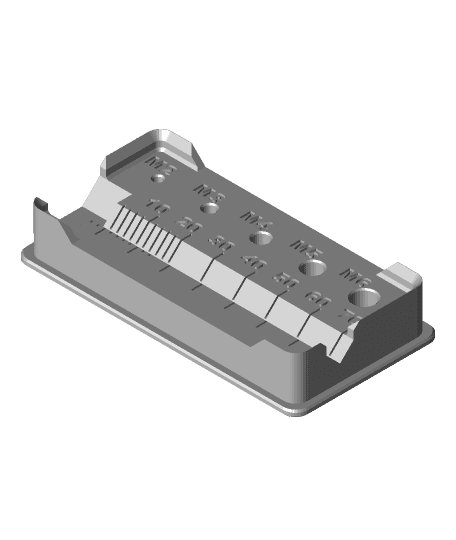 Remix of Screw Sorters, with mixed screw container below, NOT more Gridfinity compatible 3d model