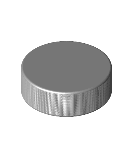 Hockey puck - with texture 3d model