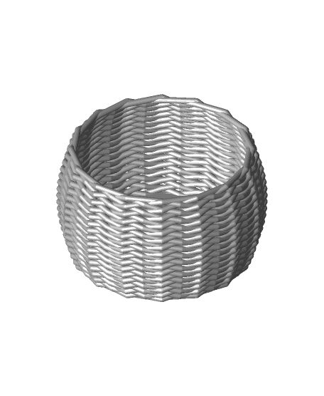 Twig basket 🧺 3d model