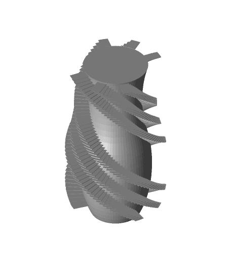 Triple twist vase by 3dprintbunny full viewable 3d model