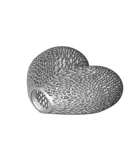 Voronoi Heart Bank 3d model