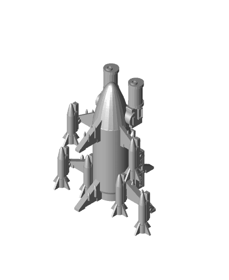 FHW Zorblin Goblin Rocket Fighter concept 3d model