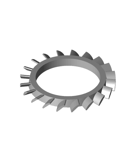 Exhaust_Turbine. by EvanHecht full viewable 3d model