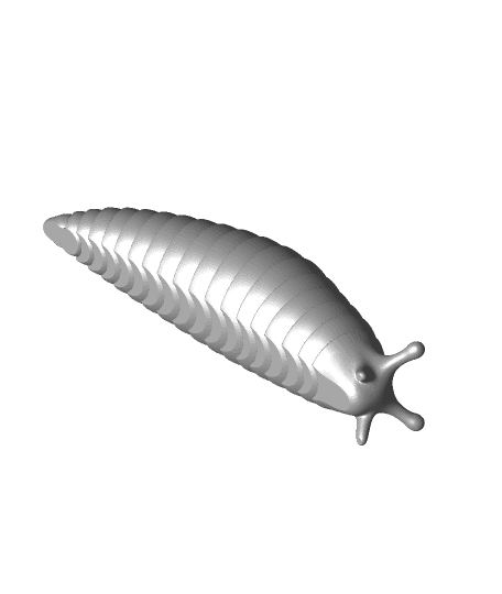 Friendly Articulated Slug with hidden magnets by mrmbmrmb full viewable 3d model
