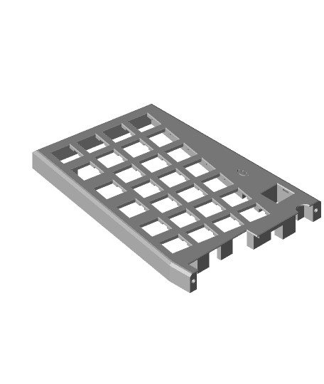 Split Ortholinear Mechanical Keyboard 3d model