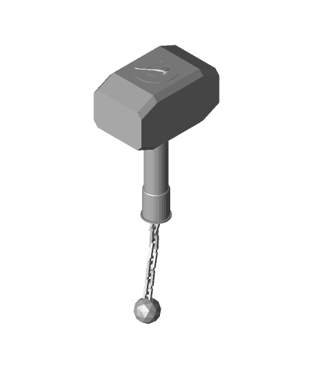 hammer.stl by frogo full viewable 3d model