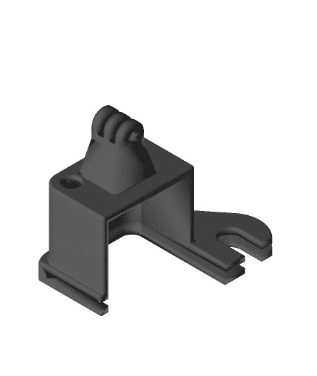 Ender 3 X-Axis Camera Mount for use with Hero Me Gen 5 by darksidesumthin full viewable 3d model