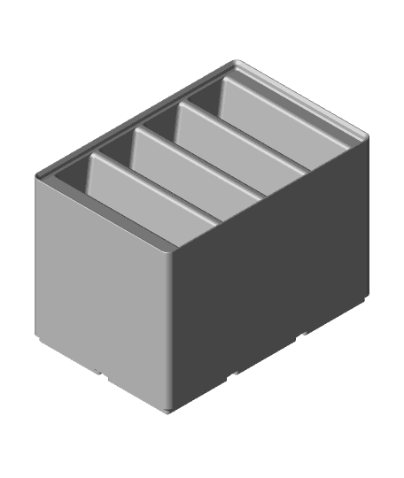 Gridfinity 4x rectangular object holder 3d model