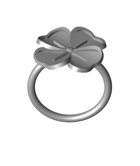 Remix of  Four-leaf clover - RING #StPatricksRemix 3d model